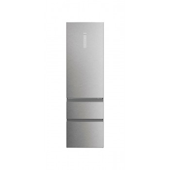 Haier HTW5620DNMG 5 Frigorifero con congelatore french door cm. 60 h. 205 - lt. 414 - inox