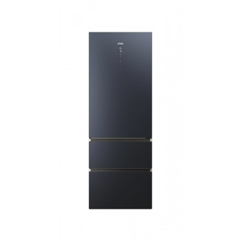 Haier HTW7720ENMB 7 Frigorifero con congelatore french door - cm. 70 h. 201 - lt. 483 - nero