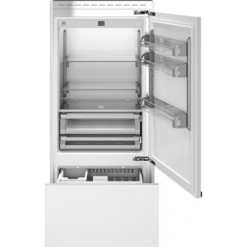 Bertazzoni REF905BBRTT-Professionelle Kühlschrank mit eingebetteter Gefrierschrank rechts cm. 90 h 212 - Lt. 556 (Griffe nicht e