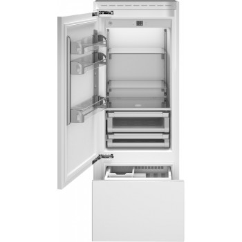 Bertazzoni Ref755BBBBPTT Professional Refrigerator with built-in freezer cm. 75 H 130 - LT. 440 (handles not included)