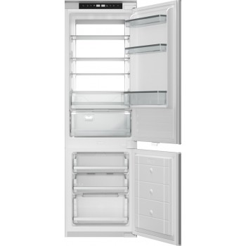 Bertazzoni Ref603BBNPTC-S Professioneller Kühlschrank mit eingebautem Gefrierschrank cm. 54 h. 177 - Lt. 267