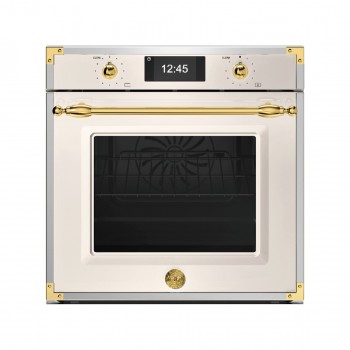 Bertazzoni Fher6117Ctag3 Heritage Electric Oven Pirolytic 60 cm - Ivory / Gold