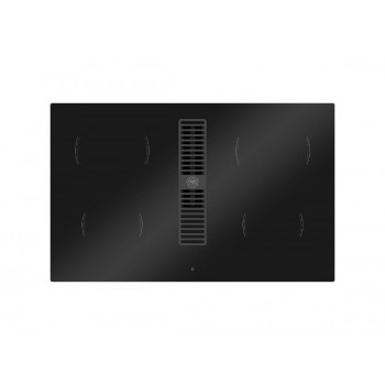 Bertazzoni P804ICH30NP Modern Piano cottura induzione cm. 83 con cappa integrata da 625 m3/h - vetro nero