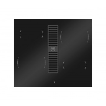 Bertazzoni P604ICH 30NP Modernes Induktionsfeld cm. 60 mit einer integrierten Kapuze von 625 m3 / h - schwarzes Glas