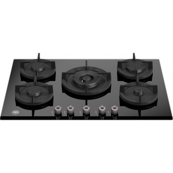 Bertazzoni P755CPROGNE Professional Piano cottura a gas 5 fuochi cm 75 - vetro nero