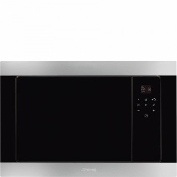 SMEG Klassische Mikrowelle FMI320X2 mit Grill