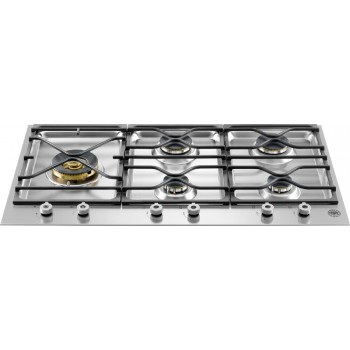 Bertazzoni PM365S0X Professional gas hob 5 burners cm. 90 - stainless steel