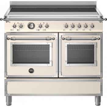 Bertazzoni HER105I2EAVT2 Heritage Kitchen from approx. 100 - 5 induction zones + 2 electrical ovens - warmer - ivory