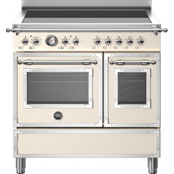 Bertazzoni HER95I2EAVT2 Heritage Kitchen from approx. 90 - 5 induction zones + electric oven - ivory