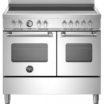 Bertazzoni MAS105I2Ext2 Master-Küche von ca. 100 - 5 Kochzonen + 2 elektrische Öfen - Edelstahl