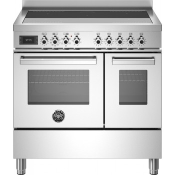 Bertazzoni PRO95I2EXT2 Professional Cucina da accosto cm. 90 - 5 zone cottura + 2 forni elettrici - inox
