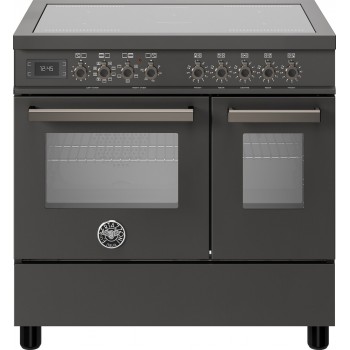 Bertazzoni PRO95I2Ecat2 Professional kitchen from approx. 90 - 5 cooking zones + 2 electric ovens - carbon