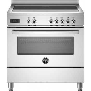 Bertazzoni PRO95I1EXT2 Professional Cosmetic kitchen cm. 90 - 5 cooking areas + electric oven - stainless steel