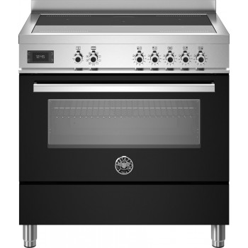 Bertazzoni Pro95i1DEET2 Professionelle Küche von ca. 90 - 5 Kochzonen + Elektroherd - Schwarz