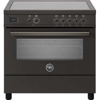 Bertazzoni PRO95I1ECAT2 Professional Cucina da accosto cm. 90 - 5 zone cottura + forno elettrico - carbonio
