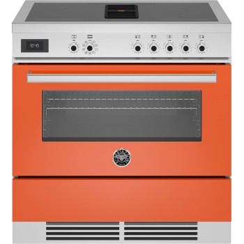 Bertazzoni PROCH94I1EART Professional Cucina cm. 90 - 4 zone induzione + 1 forno elettrico + cappa aspirante - arancio