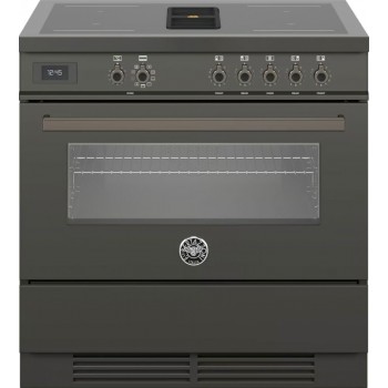 Bertazzoni Proch94i1ecat Professional cm. 90 - 4 induction zones + 1 electric oven + extractor hood - carbon