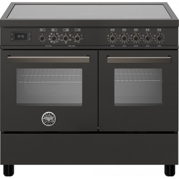Bertazzoni PRO105I2Ecat2 Professionelle Küche von ca. 100 - 5 Kochzonen + 2 elektrische Öfen - schwarz