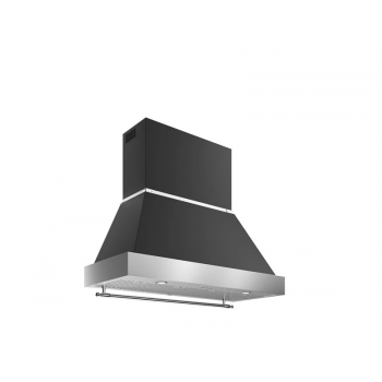 Bertazzoni Wall Hood K120HERTX + KC48HERTNE 120cm Class A Black