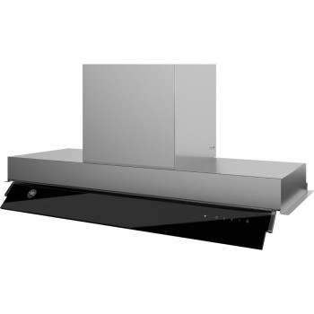 Bertazzoni KND90T1AXT Professionelle eingebaute Kapuze cm. 90 - Edelstahl / schwarzes Glas