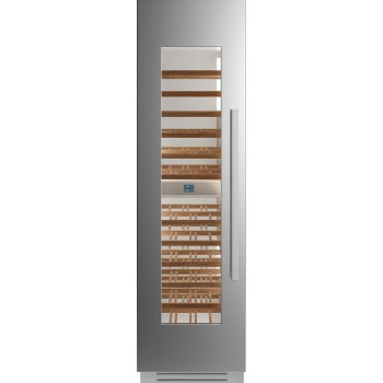 Bertazzoni WC605BLX2T Master, Heritage Cellar recessed wines cm. 60 - 80 bottles - SX - stainless steel (handles not included)