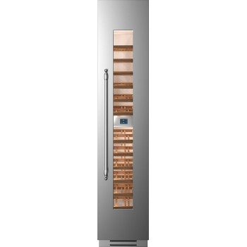 Bertazzoni WC455BRX2T Cellar recessed wines cm. 45 - 52 Bottles - with DX opening door - stainless steel (handles not included)