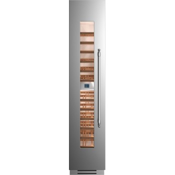 Bertazzoni WC455BLX2T Keller eingebaute Weine cm. 45 - 52 Flaschen - mit linksöffnungstür - Edelstahl (Griffe nicht enthalten)