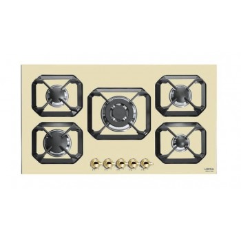 Lofra HRBI9AO Piano Cottura Gas 4 Fornelli 90 cm Avorio