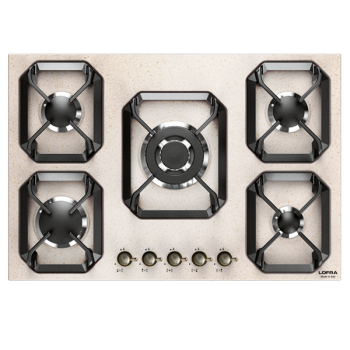 Lofra HRBP9AO Piano Cottura Gas 5 Fornelli 90 cm Bianco