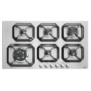 Lofra HLS9S0 6 stove stove 90 cm stainless steel