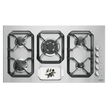 Lofra HLS9U0 Piano Cottura Gas 5 Fornelli 90 cm Acciaio inossidabile