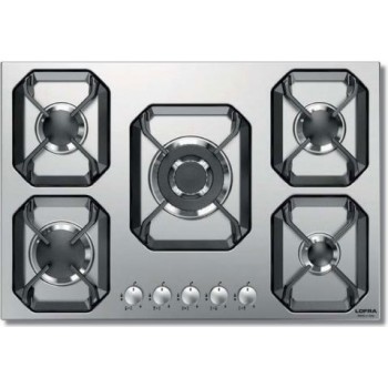 Lofra HLS7A0 Uranus 75 Stovetop cm. 75 - stainless steel 5 fires