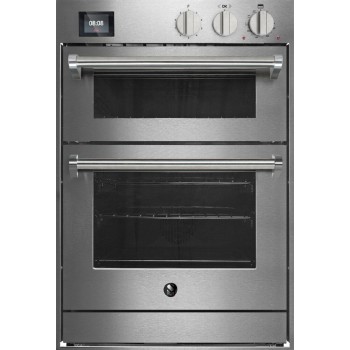Steel recessed oven gqffe6-s genesis line double electric oven cm. 60 x 90