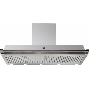 Steel Hood Kitchen AKL120 Ascot Wall Hood cm. 120 - 900 m3 / h
