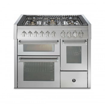Steel Kitchen from approx. GQ10SFF Genesis 100-3 kitchen cm. 100 - Triple Multifunctional Oven Electric Oven