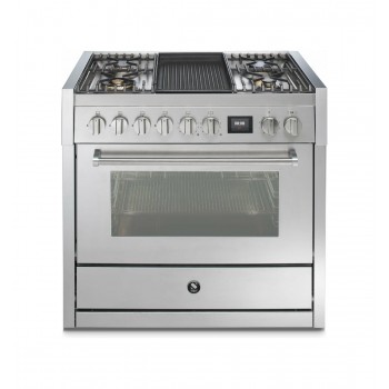 Steel kitchen from GQ9S Genesis 90 kitchen cm. 90 stainless steel - combined steam oven