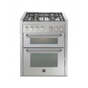Steel Cucina da accosto GQ7SF Genesi 70/2 Cucina cm. 70 inox - doppio forno elettrico multifunzione