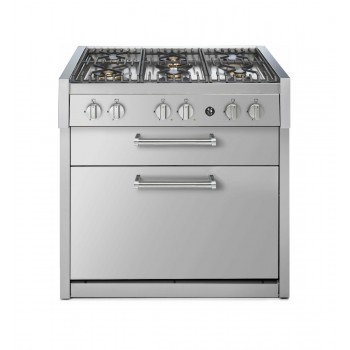 Steel Cucina da accosto GQ9C Genesi Centro cottura professionale cm. 90 - 2 cassetti