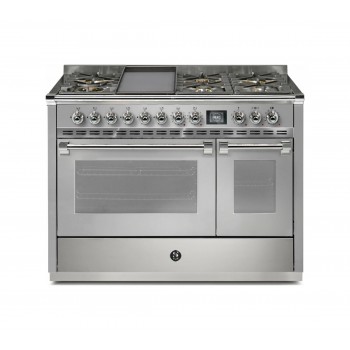 Steel Cucina da accosto AQ12SF Ascot 120 Cucina cm. 120 - forno combinato a vapore forno ausiliario elettrico