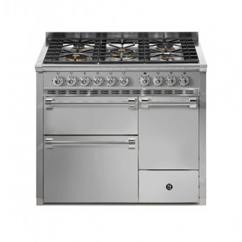 Stahlkochküche AQ10SFF-D Ascot 100-3 Festtür Küche cm. 100 - 3 elektrische elektrische elektrische Öfen