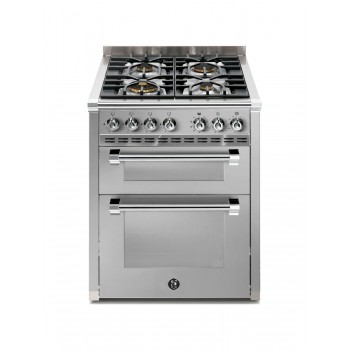 Steel cooked kitchen AQ7SF Ascot 70/2 kitchen cm. 70 - Combined steam oven + electric oven