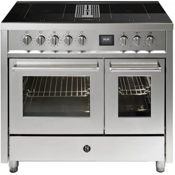 Stahlstahl-Küchenschwerpunkt Mistral 100 EQ10FF-4Fikw mit Dunstabzugshaube