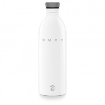Smeg WBF02WH Urban Bottle one liter | White SMEG X 24bottles Aesthetics 50's Style