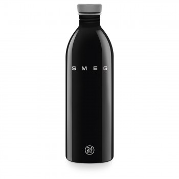 Smeg WBF02BL Urban Bottle un litro | Nero SMEG x 24Bottles Estetica 50's style