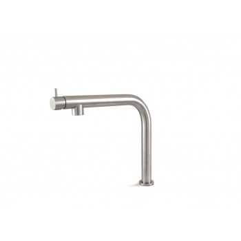 VEMA V20250 Single control mixer for sink with swivel barrel “L” and front control. F3/8 power surges.”.