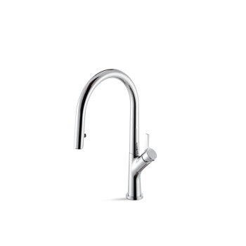 VEMA V26041 Single-command mixer kitchen canna tonda with removable cover. Power F 3/8′′′′.