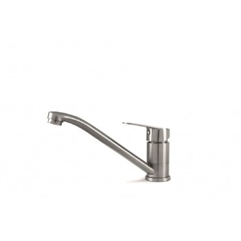 VEMA V23130 Miscelatore monocomando per lavello con canna girevole. Flessibili di alimentazione F 3/8”.