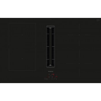 Siemens ED811BS16E Iq300 Induction hob cm. 80 with integrated hood 500 m3/h - black glassceramic