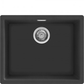 SMEG VZP56N Universal sink Synthetic tank Standard Sottotop Number of tanks 1 Black