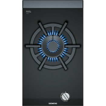Siemens ER3A6AB70 Iq700 Gas domino Kochfeld cm 30 - schwarz Glaskeramik